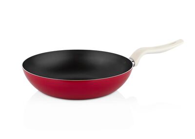 Papilla Redio 32 Cm Wok Tava, Kırmızı - 1